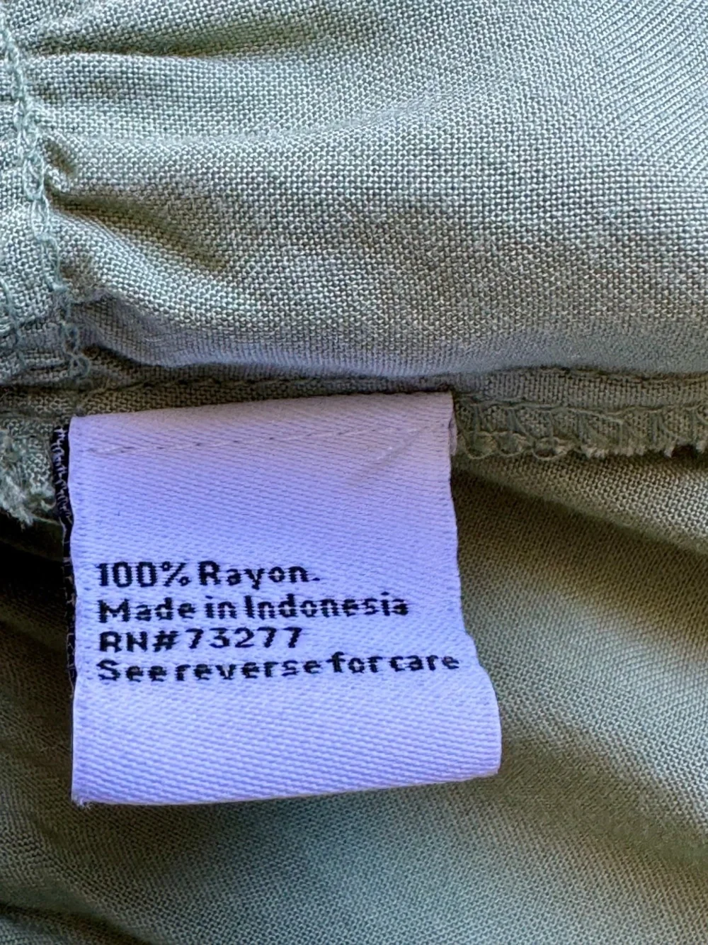 Coastal Minimalist Medium Mini Dress Tiered‎ Hem Button Front Sage